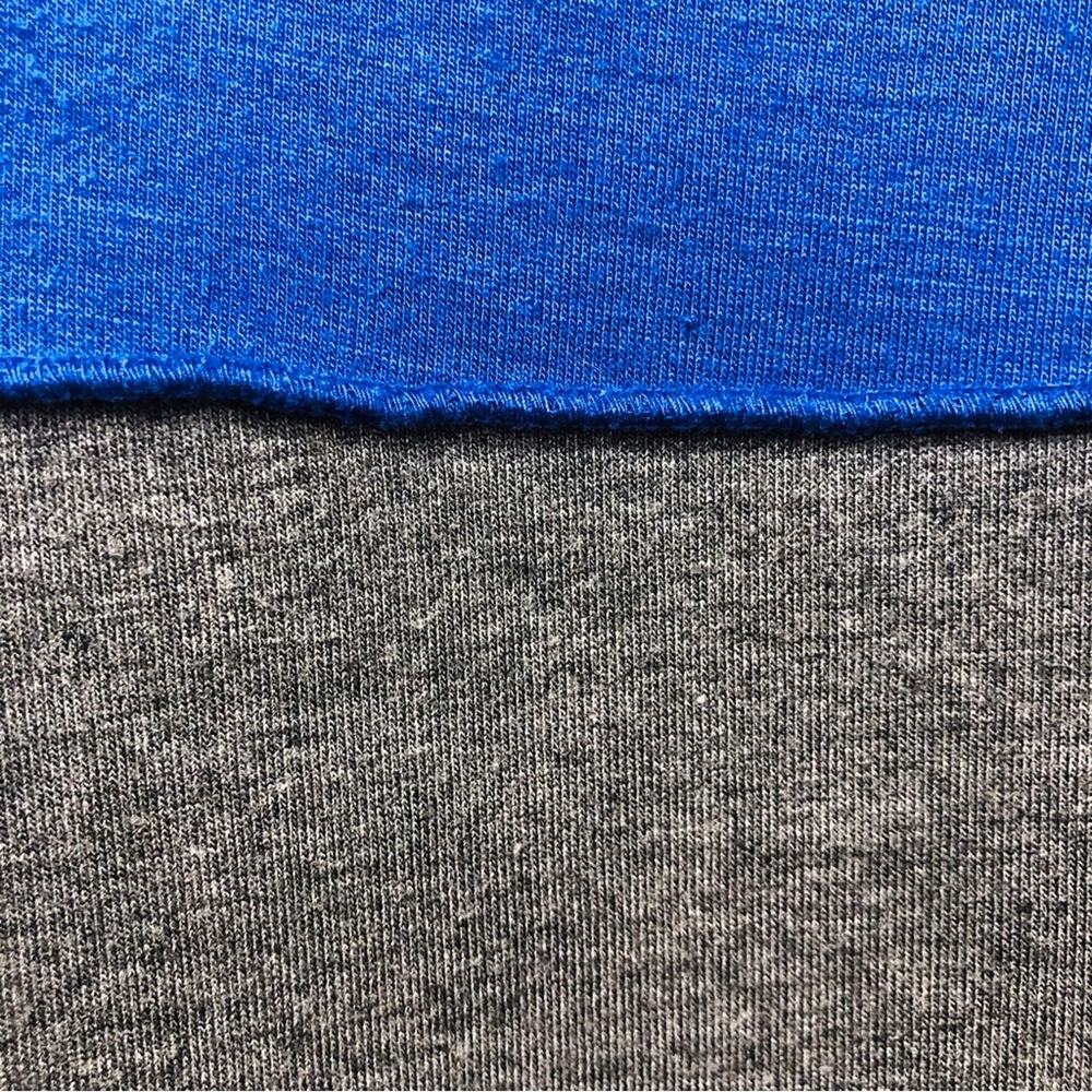 Coco Bianco Color Block Scoop Neck Tunic Dolman Sleeve Blue Gray Black - Picture 9 of 16